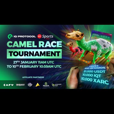 EX SPORTS AND IQ PROTOCOL LAUNCH THE 'IQ PROTOCOL AL HEJIN CAMEL RACING CHAMPIONSHIP,' FEATURING $1,000 USDT, 10,000 IQT, AND 10,000 xARC IN PRIZES.
