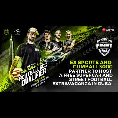 EX Sports and Gumball 3000 partner to host a free supercar and street football extravaganza in ABU DHABI